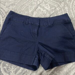 New York & Company Blue Bermuda Shorts